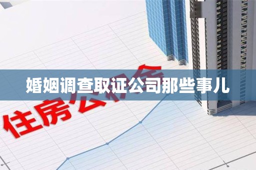 长汀婚姻调查取证公司那些事儿