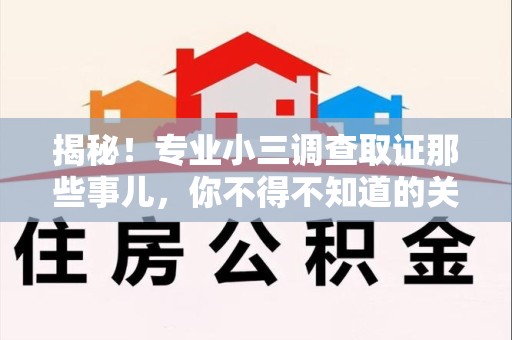 长汀揭秘！专业小三调查取证那些事儿，你不得不知道的关键点