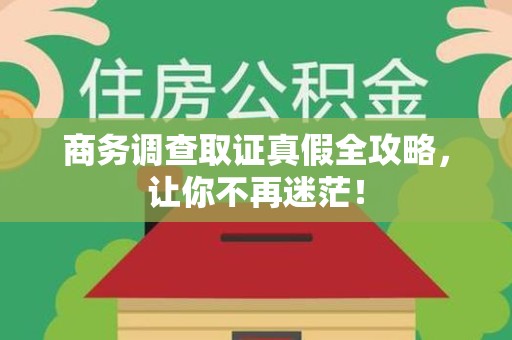 长汀商务调查取证真假全攻略，让你不再迷茫！