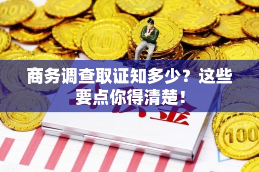 长汀商务调查取证知多少？这些要点你得清楚！